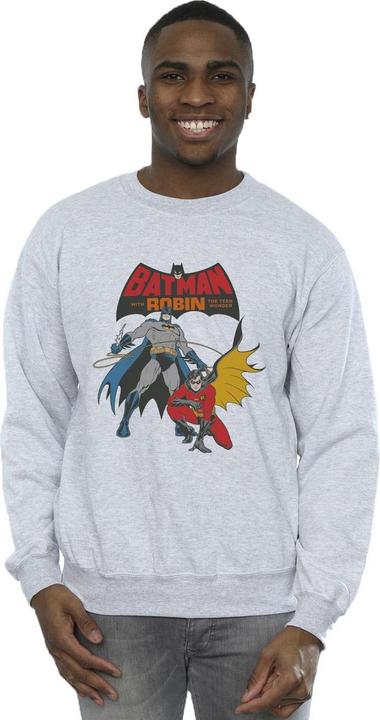 Actual product image Mens Batman And Robin Cotton Sweatshirt (L)