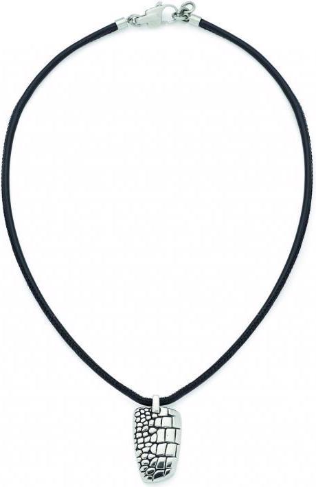 Leonardo Halskette Cocodrillo Men (Leder)