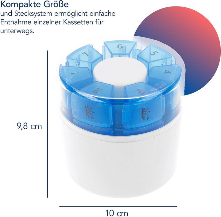 Actual product image First Aid Only 7 DAYS medication doser with tablet divider