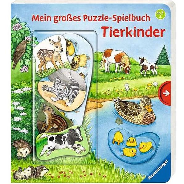 Ravensburger, Babybücher, Mein grosses Puzzle Spielbuch - Tierkinder (Deutsch)