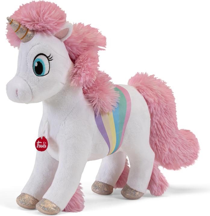 Produktbild Trudi Fantasy Plüsch Einhorn 28x34x11 cm, Grösse M, Stofftier mit superweichen Materialien und hübsch (11 cm)