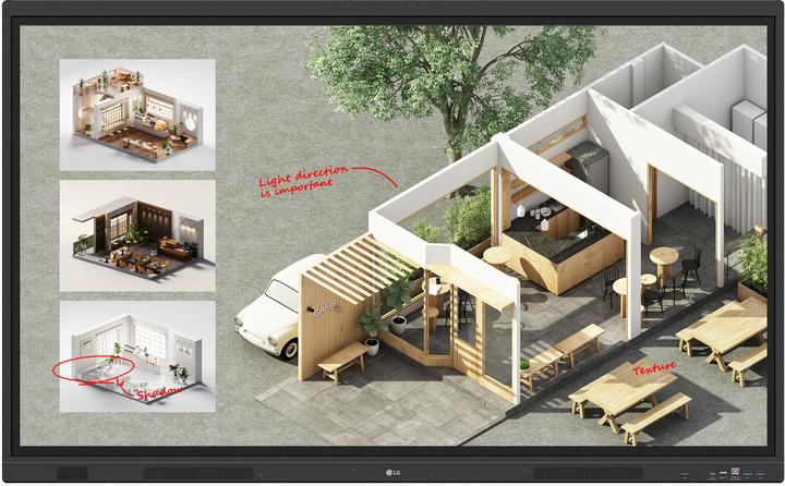Produktbild LG Prof. Display 55TR3DQ-B (3840 x 2160 Pixel, 55")