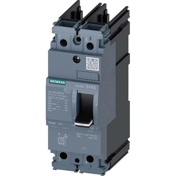 Siemens, Schutzschalter, Leistungsschalter 80A 2p opt.Motorantr 3VA5180-4ED21-1AA0