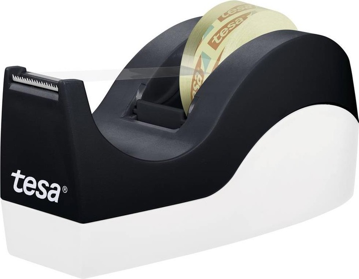 Produktbild tesa EASY CUT ORCA Tischabroller, sauberer Schnitt, inkl. 8 Rollen tesafilm