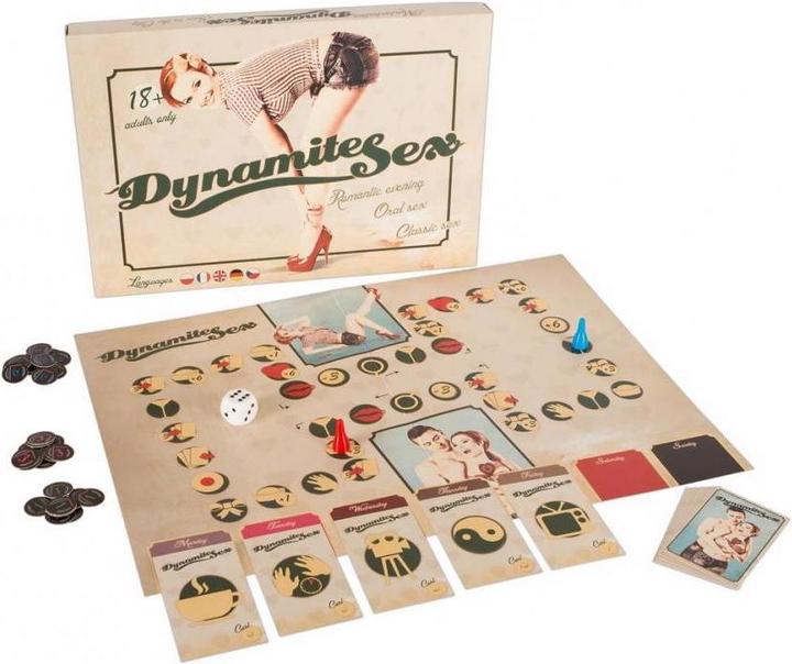 TOP Dynamite Sex (Würfelspiel, Französisch, Deutsch, Polnisch, Englisch, Russisch)