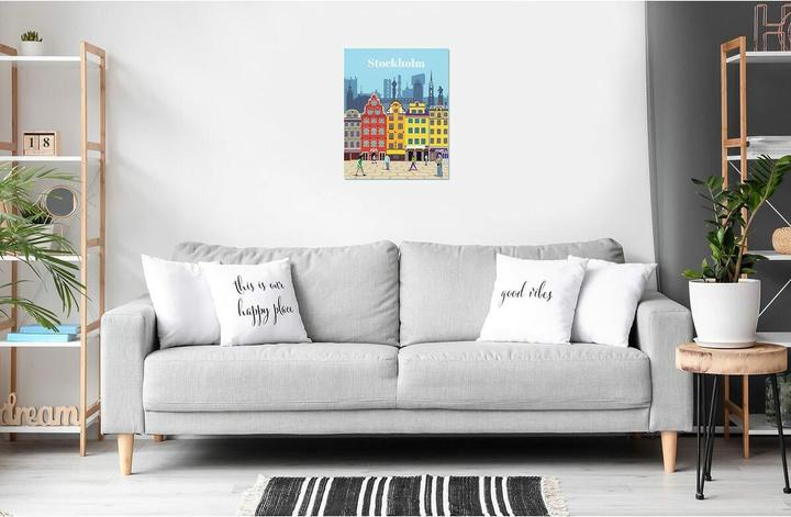 Actual product image Ravensburger CreArt Colourful Stockholm