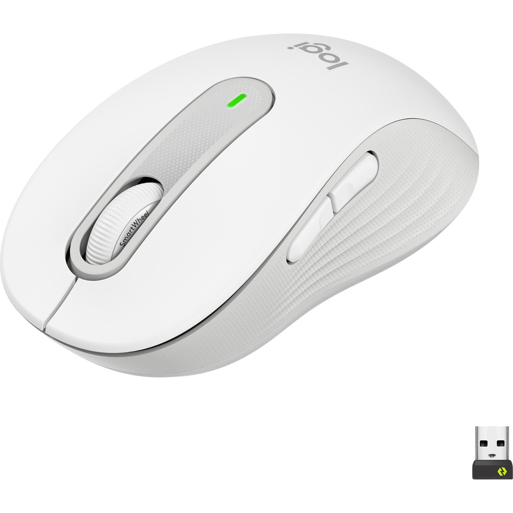 Logitech Signature M650 M (Kabellos), Maus, Weiss
