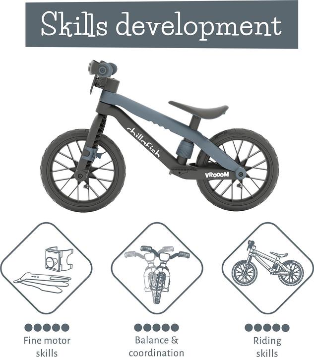 Actual product image Chillafish BMXie VROOOM Sound Balance Bike 12" (11.81")