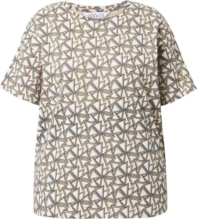 Actual product image Studio Untold Abstract Geometric Print Short Sleeve Tee (54)