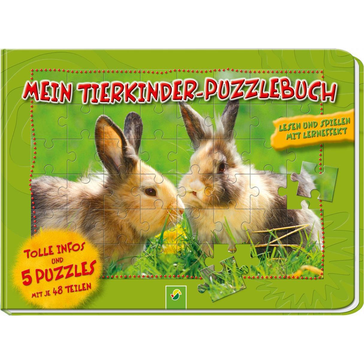 Mein Tierkinder-Puzzlebuch für Kinder ab 6 Jahren, Kinderbücher