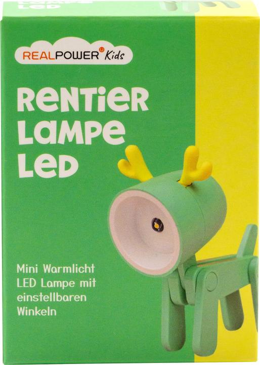 Produktbild RealPower LED-Tier Taschenlampe Green Deer (6.40 cm)