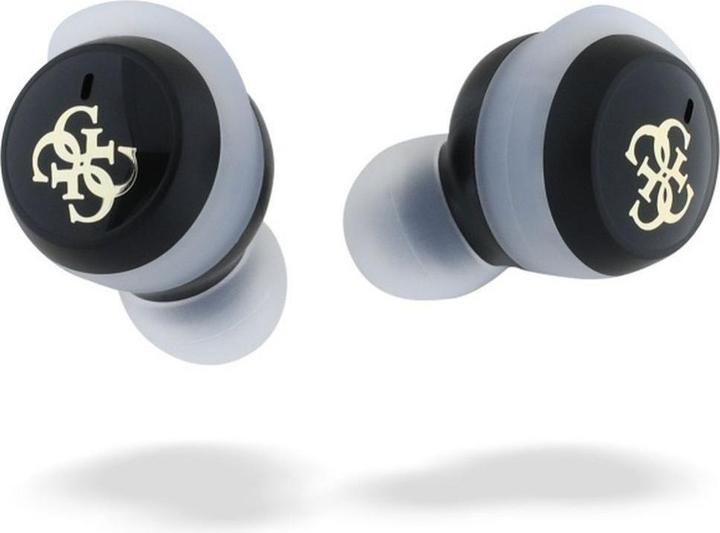 Produktbild Guess 4G Logo Mini TWS Kabellose Kopfhörer Bluetooth Headset - Schwarz (ANC, 24 h, Kabellos)