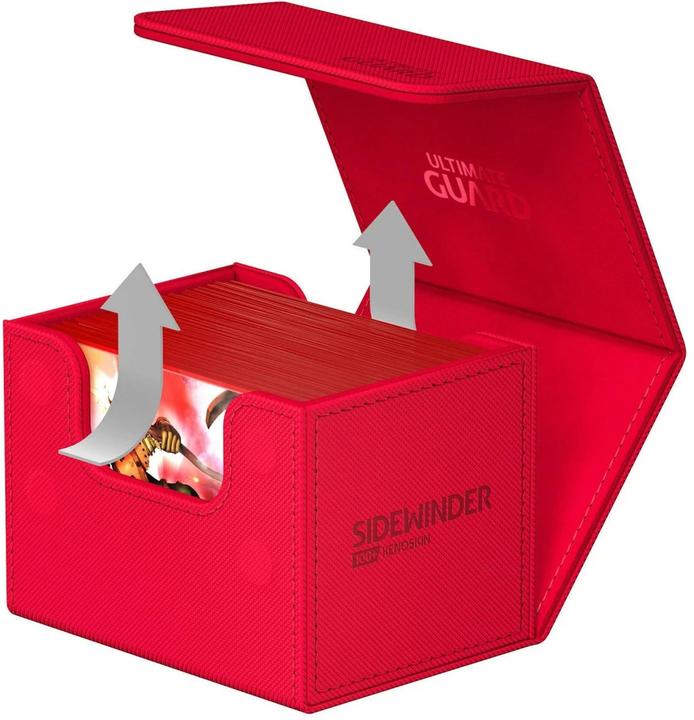 Produktbild Ultimate Guard UGD011212 - Sidewinder 100+ XenoSkin Monocolor, Rot