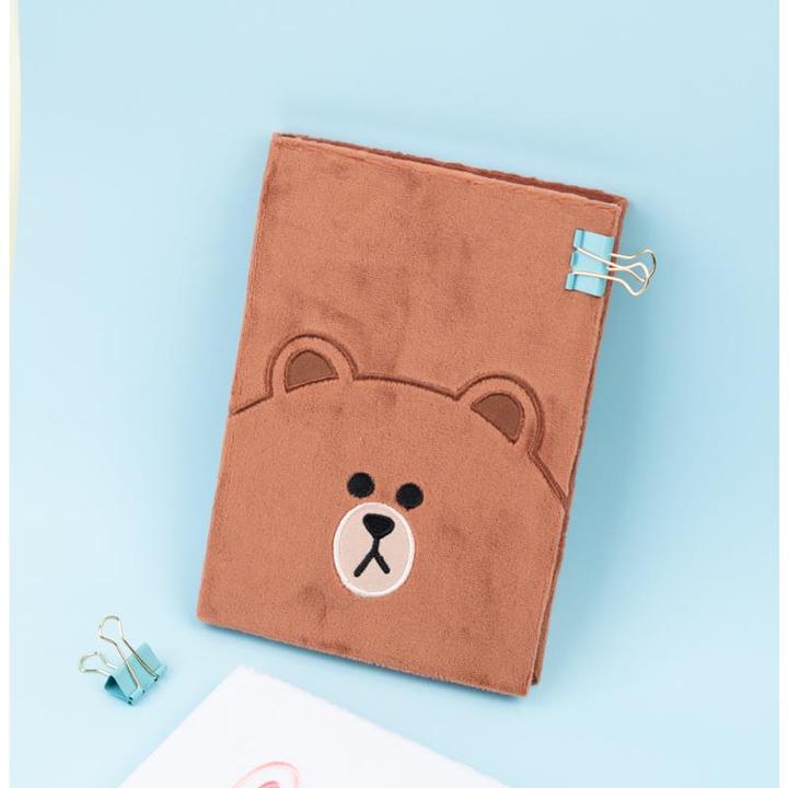Produktbild Line Friends Plush Notepad (A5, Liniert)