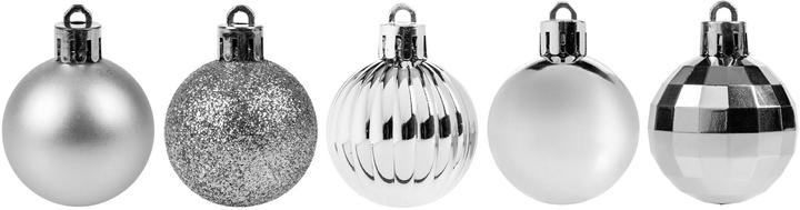 Actual product image Cocon Weihnachtskugel 34 Stück, Silber (34x)