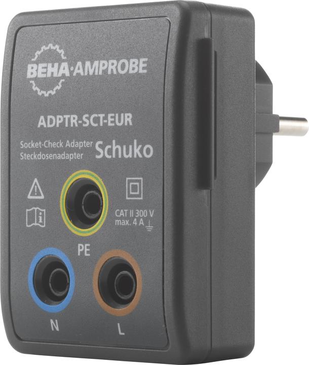 Produktbild Beha Amprobe Amprobe Adapter ADPTR-SCT-EUR Steckdosenprüfadapter ADPTR-SCT-EUR, 4854899 (Adapter)