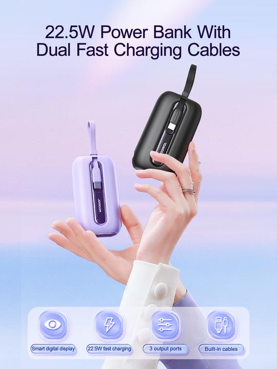 Produktbild Joyroom Colorful Series (10000 mAh, 22.50 W, 37 Wh)