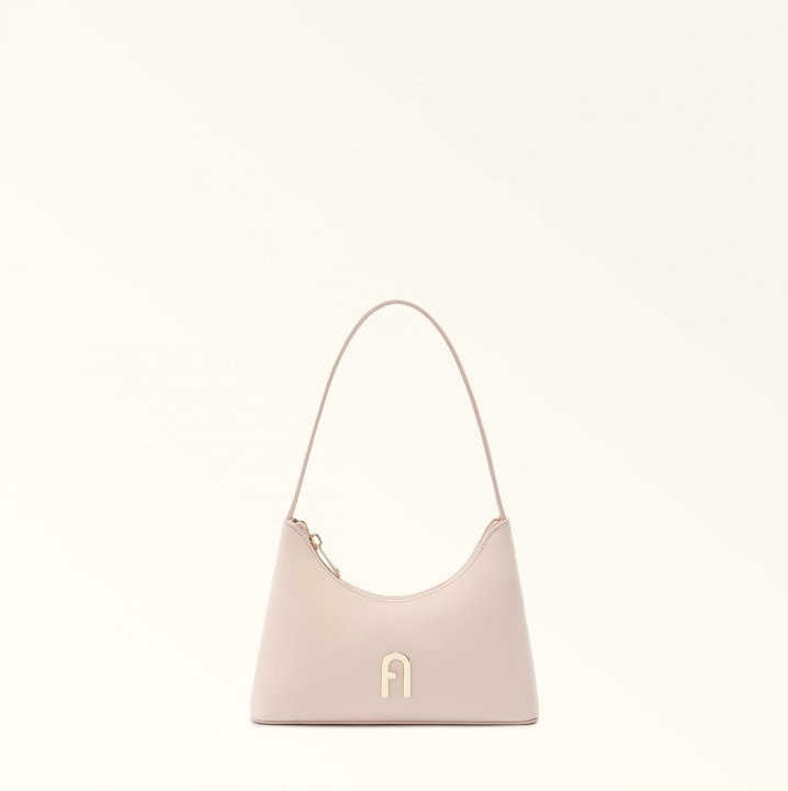 Furla diamante mini leather bag color azalea