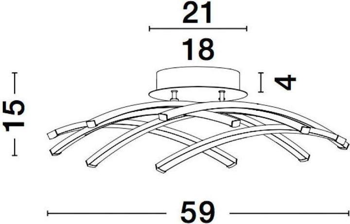 Actual product image Nova Luce Gropius (300 lm)
