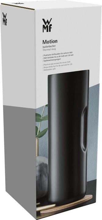 Produktbild WMF Thermosbecher Isolierbecher 500ml Motion Tee Kaffee Trinkflasche Edelstahl (0.50 l)