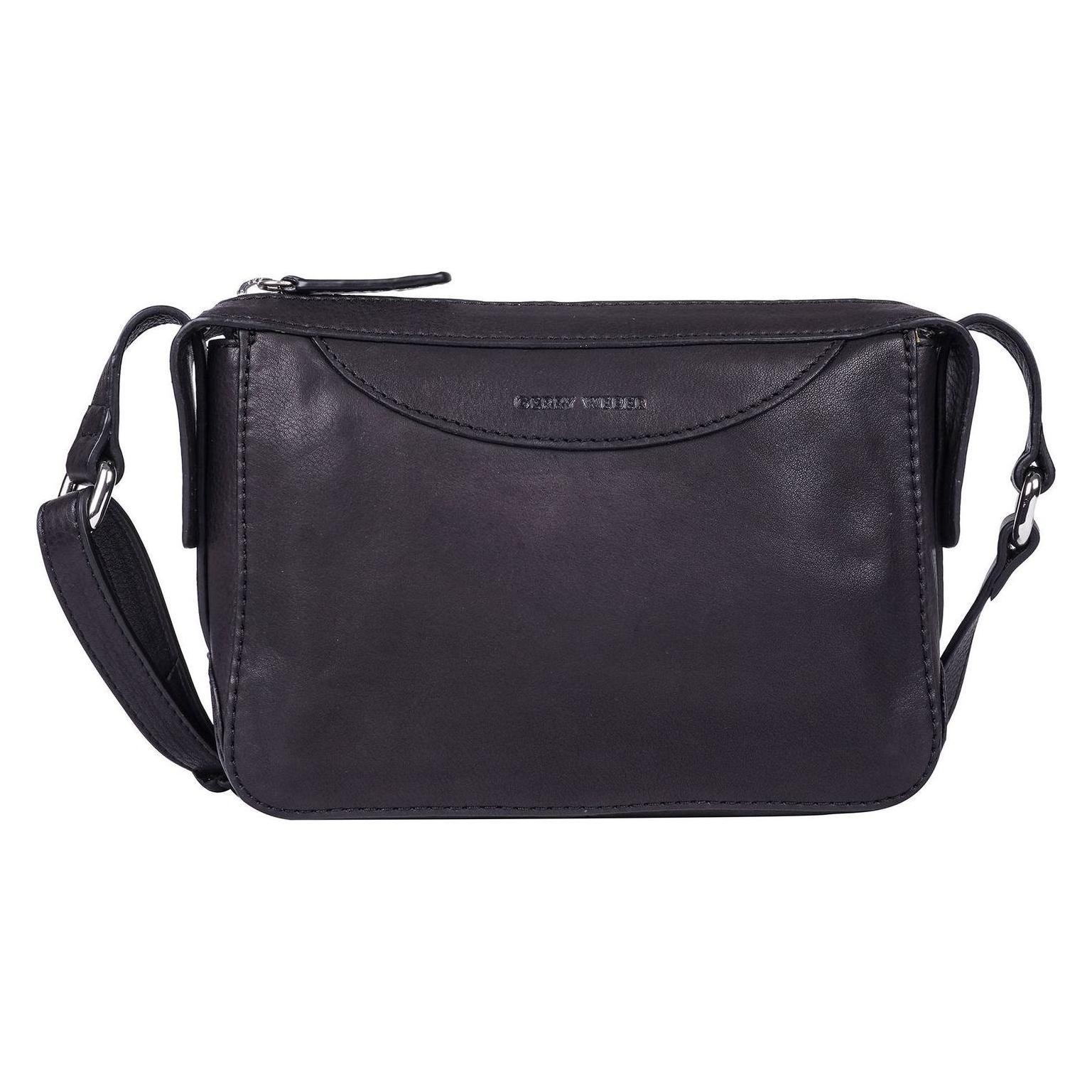 Gerry Weber, Damen, Handtasche, Portofino Shoulderbag Xshz, Schwarz