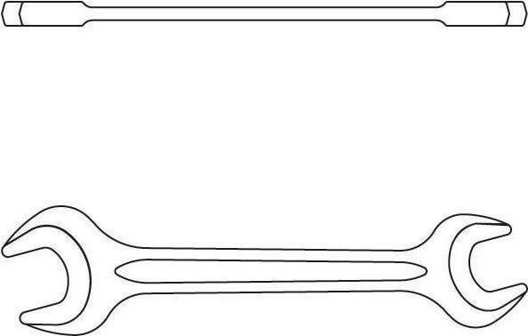 Actual product image Gedore 895 24X27 Double open-end spanner 24x27 mm (27 mm)