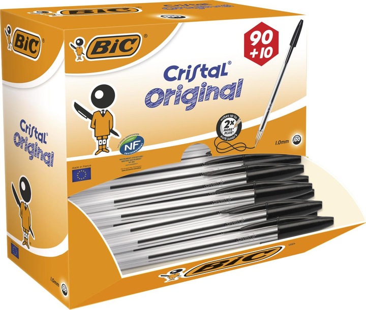 Produktbild Bic Cristal Original (Schwarz, 100 x)