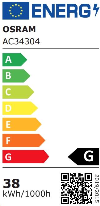 Energie-Label Osram Dulux (2G10, 36 W, 2800 lm, 1 x, A)