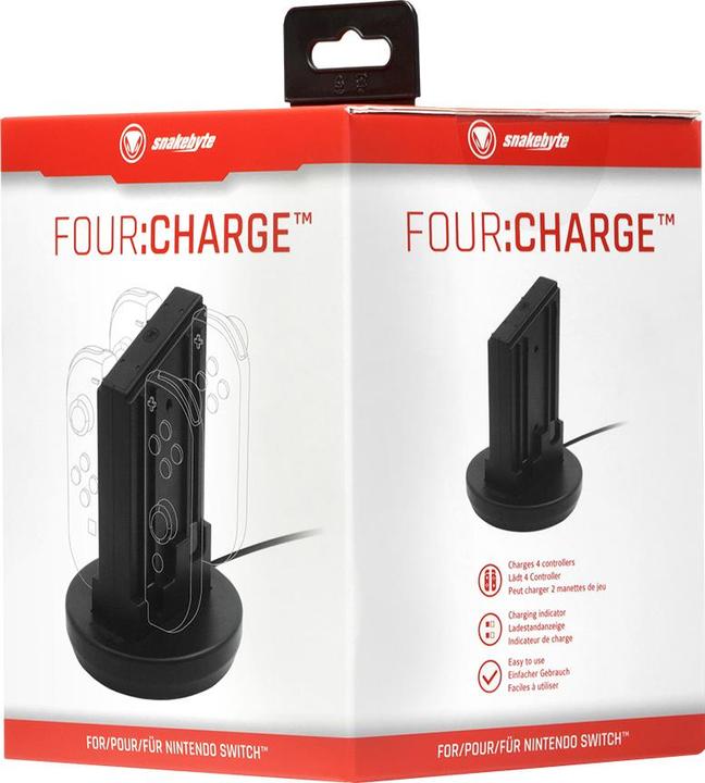 Produktbild Snakebyte Nintendo Switch Four Charger Ladegerät Joy-Con (NSW) (Switch)