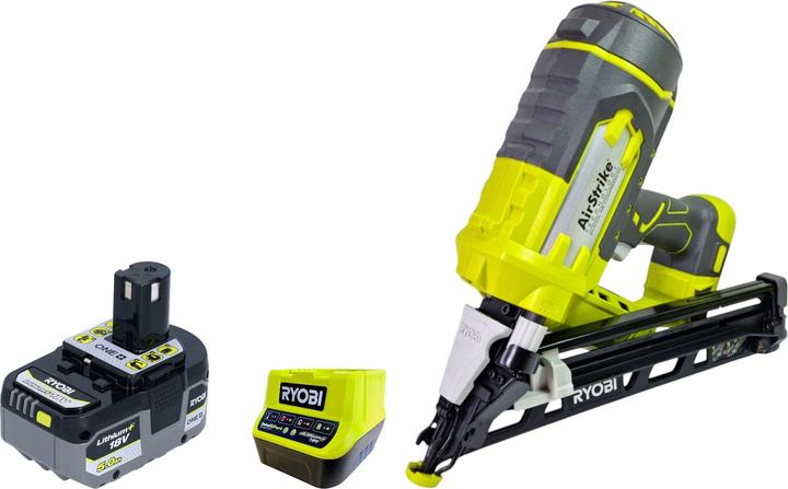 Image du produit Ryobi R15GN18-0 Akku Nagler 18 V 24 - 64 mm + 1x Akku 5,0 Ah + Ladegerät (Pistolet à clous)