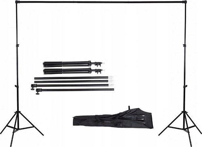 Produktbild Massa Zestaw studyjny Zestaw Atelier Do TeŁ TŁa - 2x Statyw 210cm + Poprzeczka 152/228/304cm + Etui (304 cm, 210 cm)