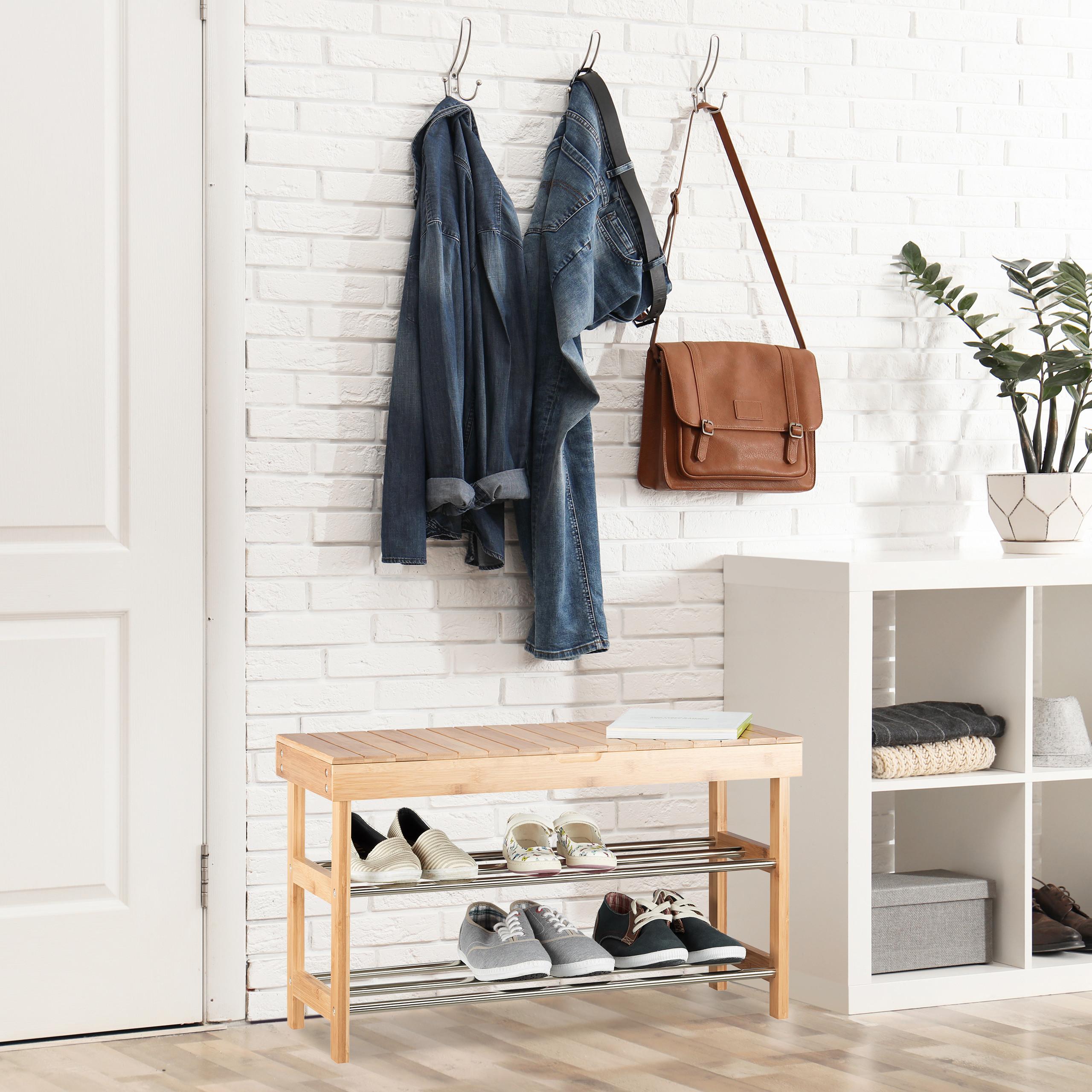 Thumbnail - Relaxdays, Schuhschrank, Baylee (74 x 30 x 43 cm)