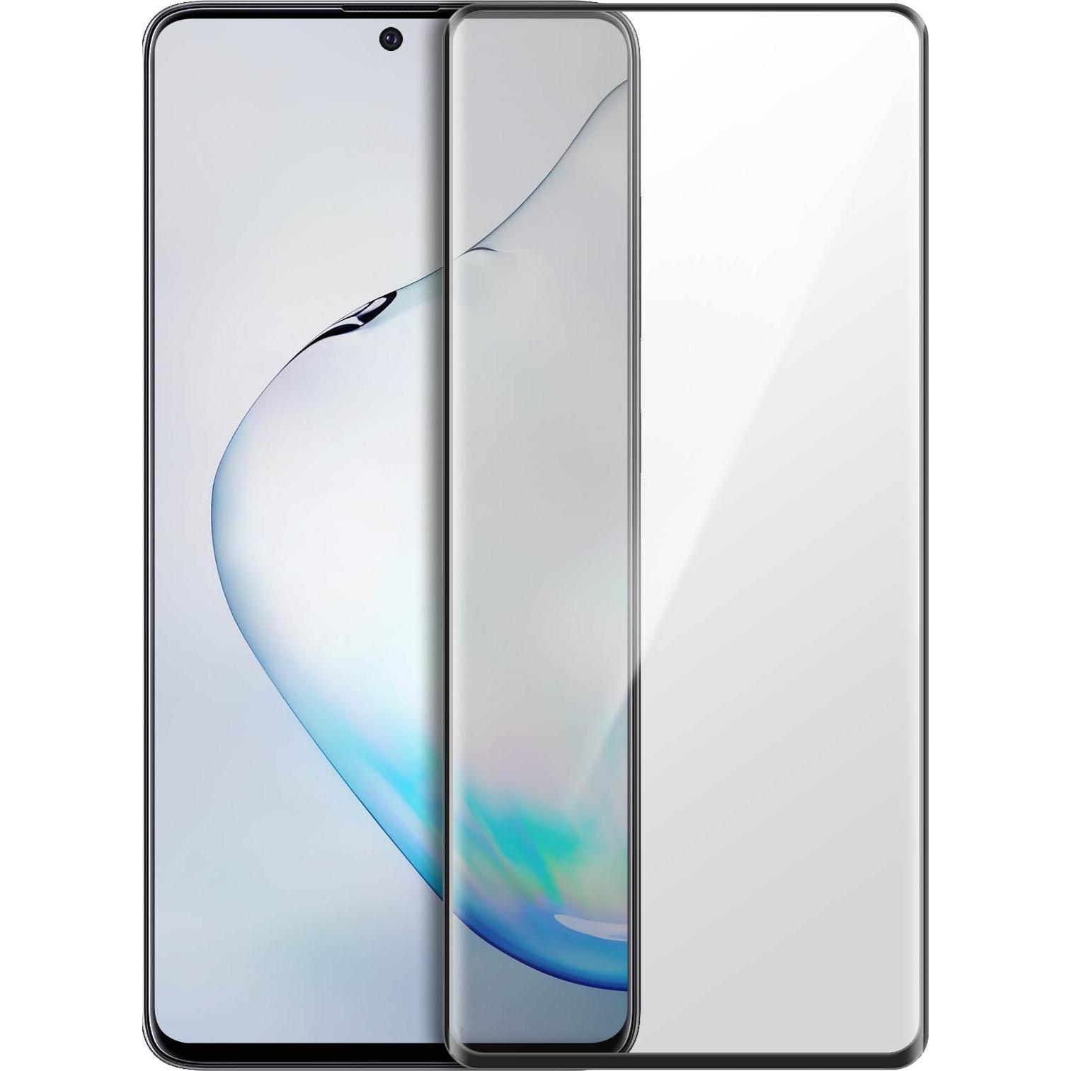 Avizar Displayschutzfolie, Case friendly Schutz (1 Stück, Samsung Galaxy Note 10 Lite), Smartphone Schutzfolie, Schwarz
