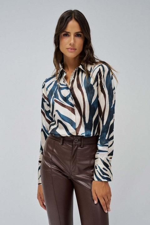 Produktbild Salsa Jeans Langarmbluse Satin Basic Shirt (M)