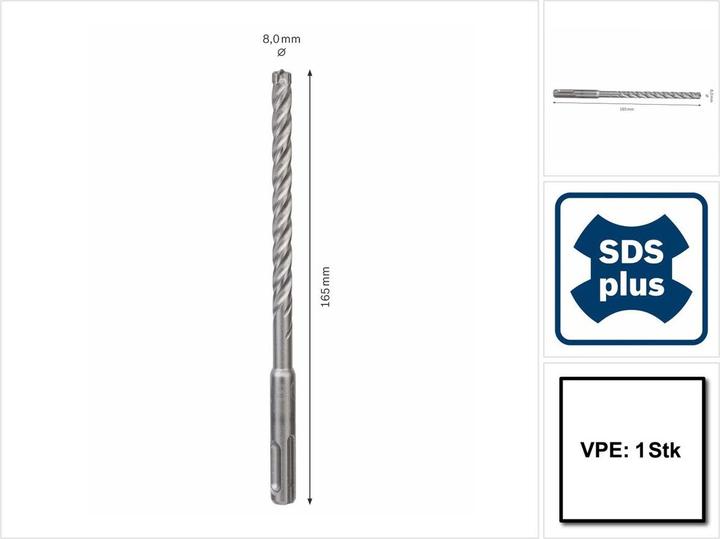 Image du produit Bosch Professional Zubehör Foret SDS plus-7X (8 mm)