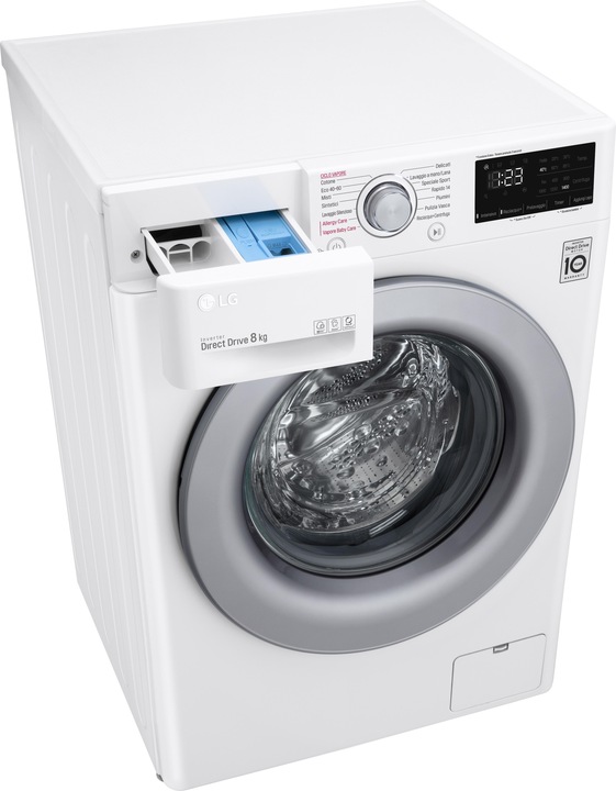 Produktbild LG F2WV3S7S4E Slim AI DDTM SteamTM 7kg Waschmaschine Energieklasse D (7 kg, Links)