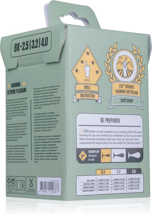 Actual product image Buttr ButtKickers Anal Plug Training Set
