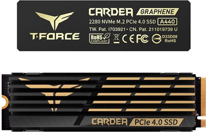 Actual product image Team Group T-FORCE CARDEA A440 M.2 PCIe PCI Express 4.0 (2000 GB, M.2 2280)