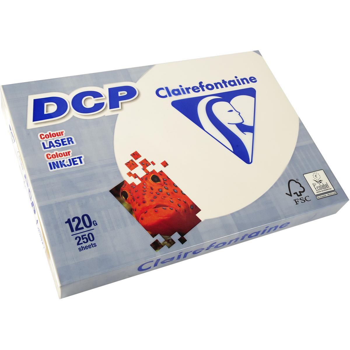 Clairefontaine, Kopierpapier, Laser- /Inkjetpapier DCP A4 210x297mm 120g/qm elfenbein VE=250 Blatt (120 g/m², 250 x, A4)