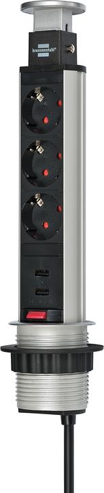 Actual product image Brennenstuhl tower power (5x, USB-A, 2 m)