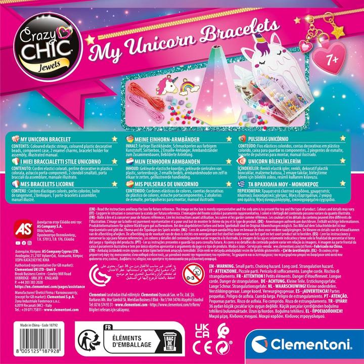 Produktbild Clementoni Crazy Chic - Meine Einhorn-Armbänder