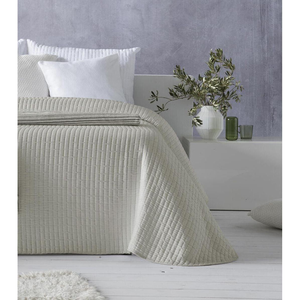 Hosteline, Coperta, Bedspread (quilt) AGNES Beige King size (1 Piece) (270 x 250 cm)