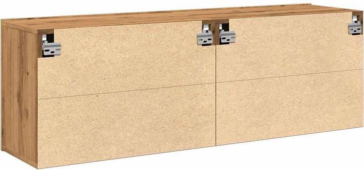 Actual product image vidaXL TV wall units 2 pcs. (30 x 30 x 41 cm)