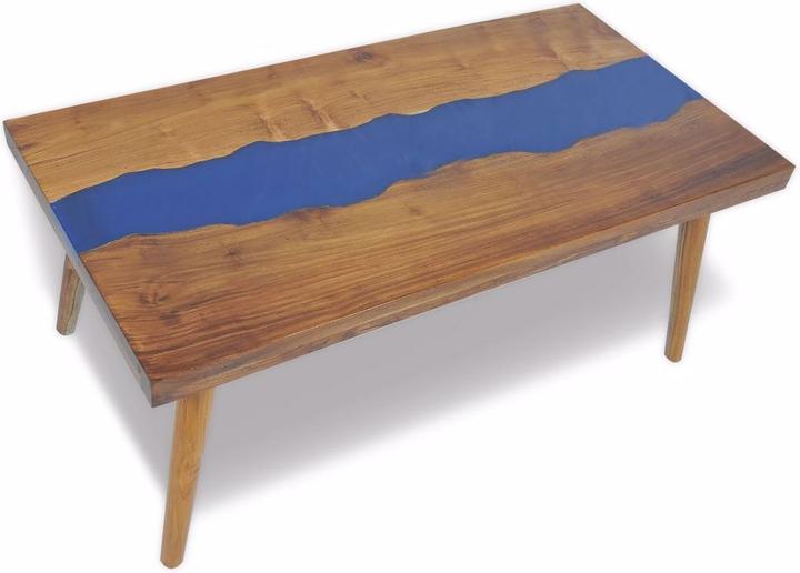 Marron et bleu