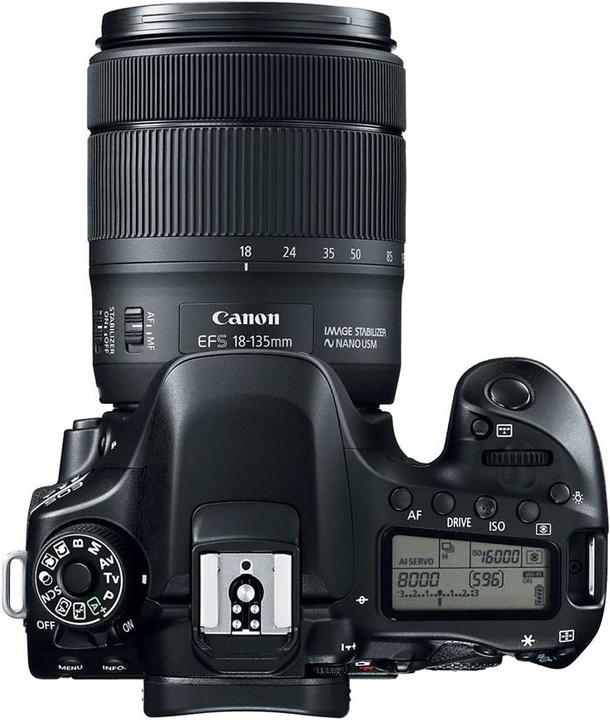 Actual product image Canon EOS 80D Kit (18 - 135 mm, 24.20 Mpx, APS-C / DX)