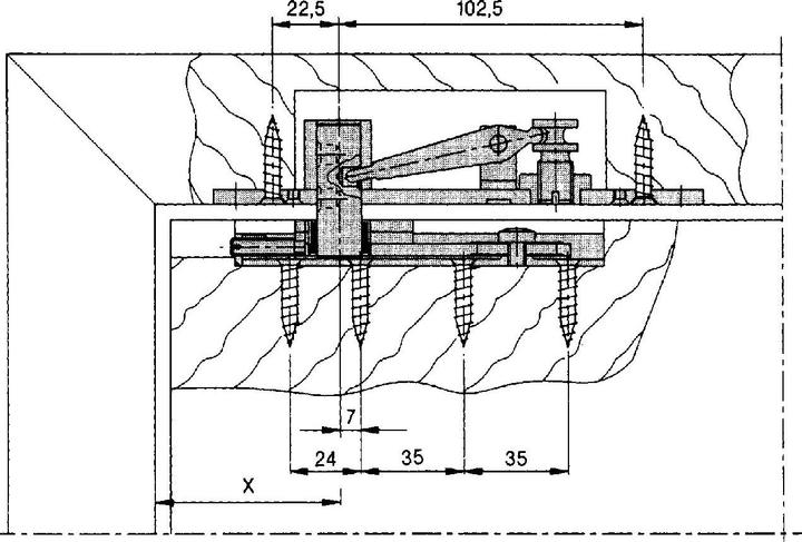 Actual product image Dormakaba Pivot hinges for swing doors (Entrance door, French window, Room door, Wooden door, Indoor)