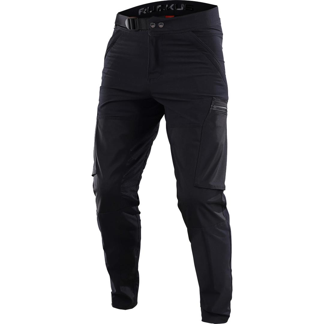Troy Lee Designs, Herren, Velohosen, Ruckus Long Travel Pant - Mono (38), Schwarz, 38