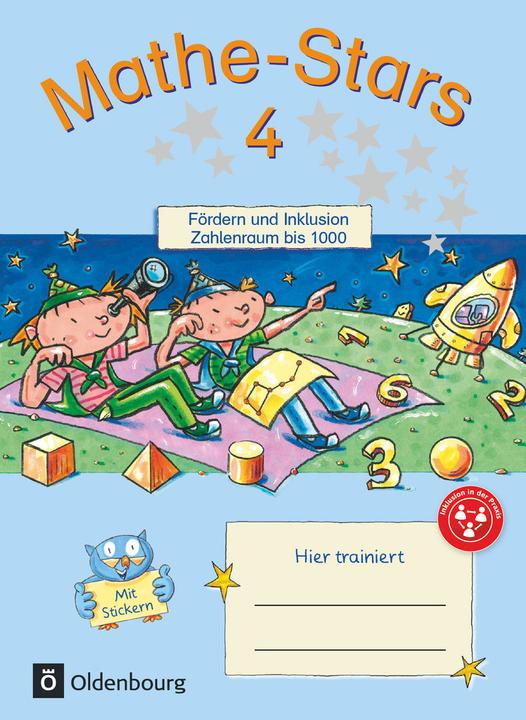 Produktbild Mathe-Stars 4. Schuljahr. Inklusion. Übungsheft (Deutsch, Birgit Schlabitz, 2018)