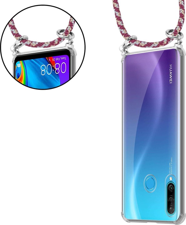 Produktbild Cadorabo TPU Handy Kette SILBER Cover