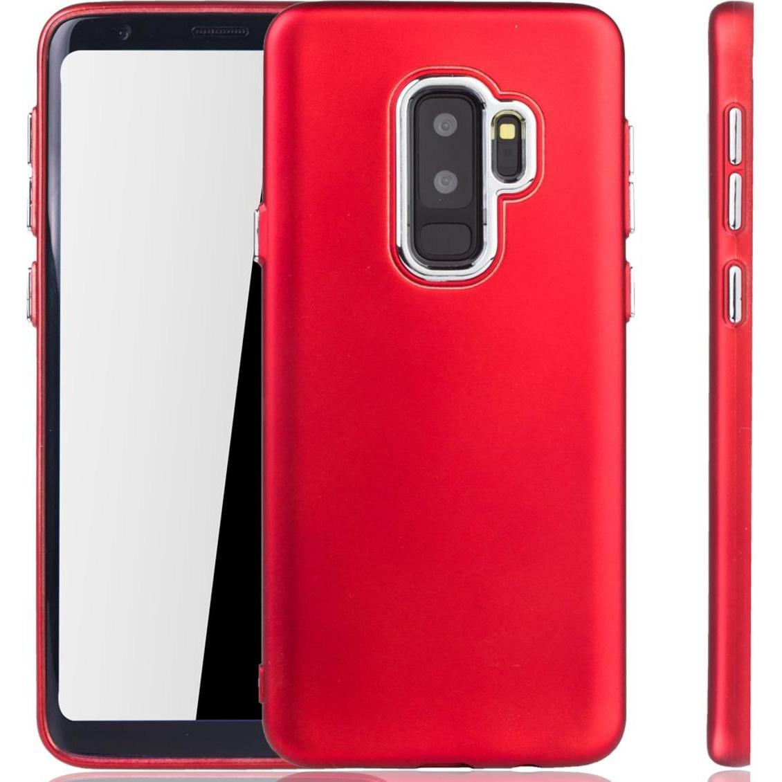 König Design Handyhülle für Samsung Galaxy S9 Plus Schutzcase Backcover Bumper Etuis Case Rot (Samsung Galaxy S9+), Smar...